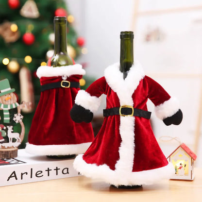 Christmas Wine Bottle Covers