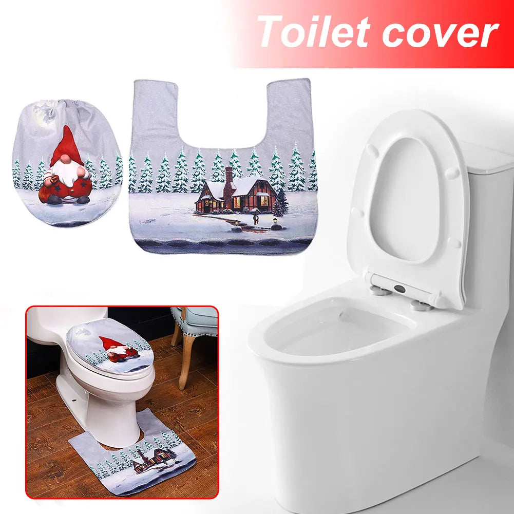 Christmas Toilet Seat Cover