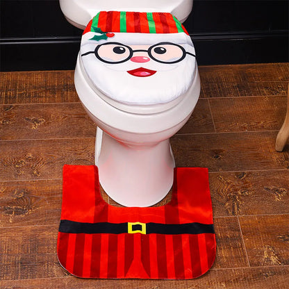 Christmas Toilet Seat Cover