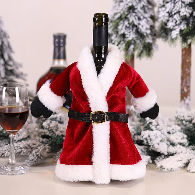 Christmas Wine Bottle Covers