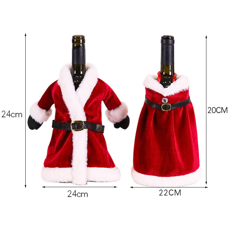 Christmas Wine Bottle Covers